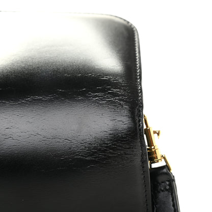 Celine Shiny Calfskin Triomphe Clutch Black 12 of 18