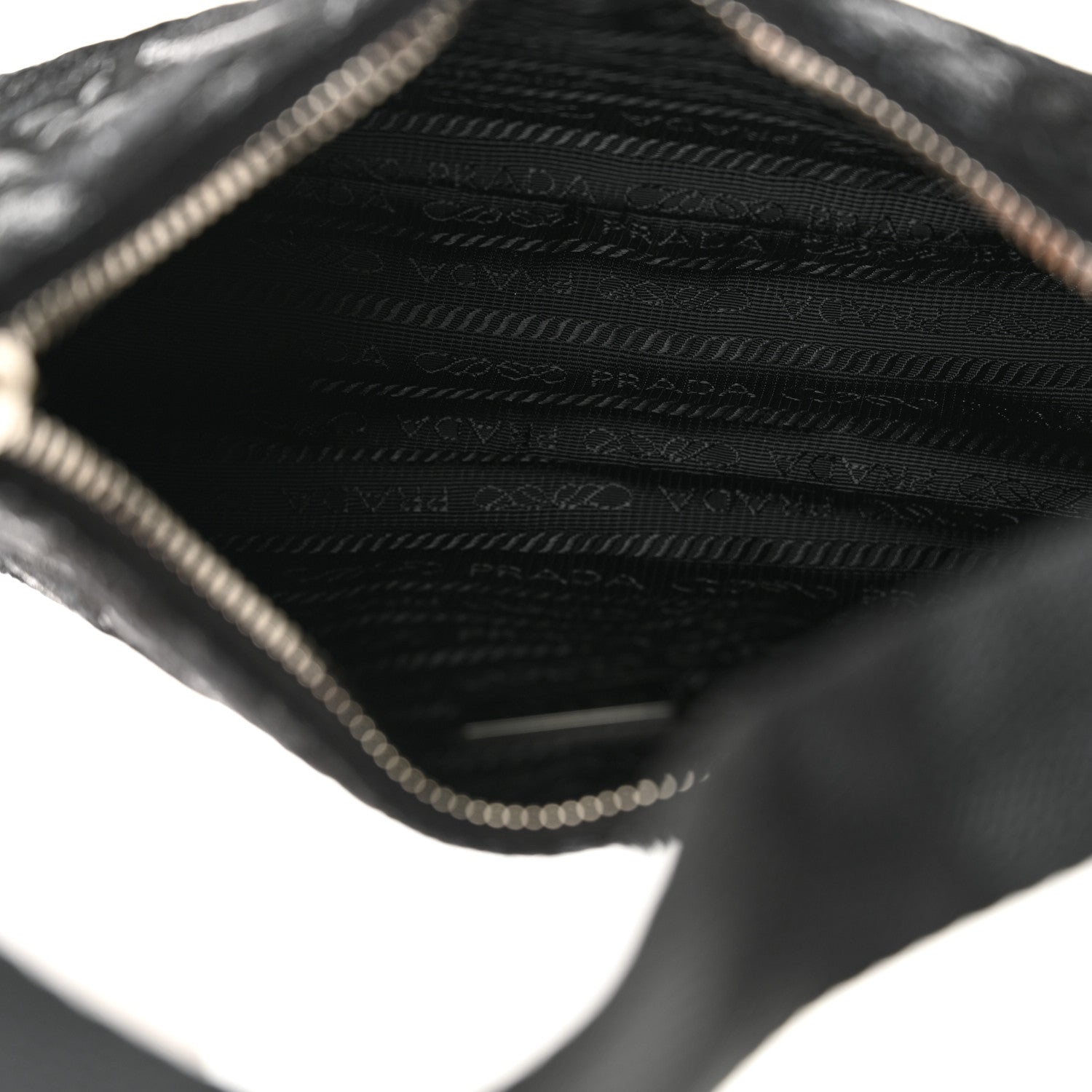 Prada Mini Re-Edition Brocade Lurex Bag Cipria 5 of 11