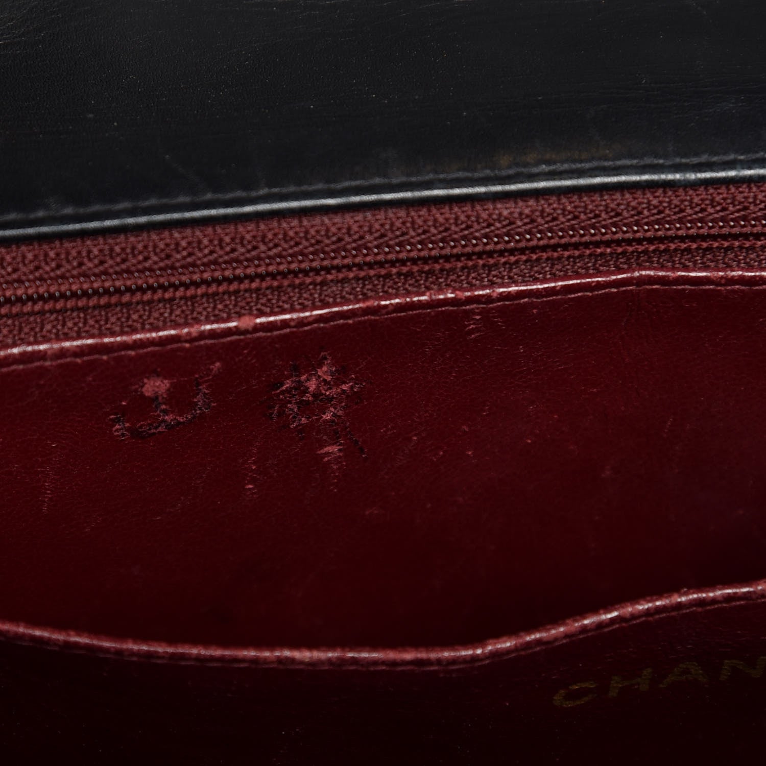 Chanel Lambskin Quilted XL Jumbo Single Flap Black 9 of 17