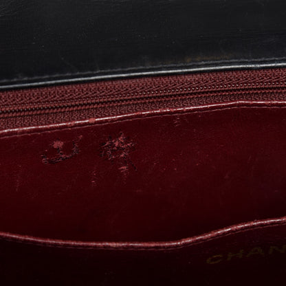 Chanel Lambskin Quilted XL Jumbo Single Flap Black 9 of 17