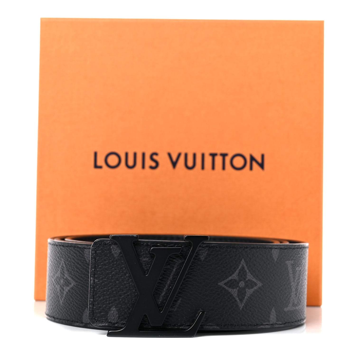 Louis Vuitton Calfskin Monogram Eclipse 40mm LV Initiales 100 40 7 of 7