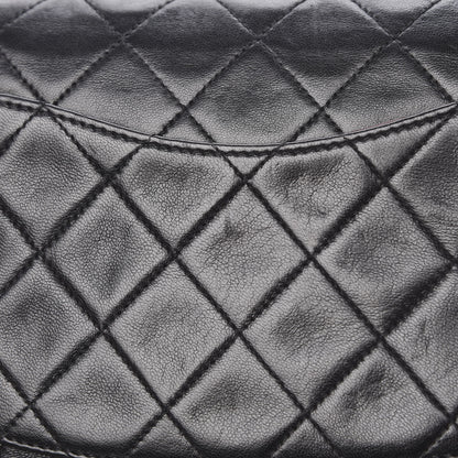 Chanel Lambskin Quilted Medium Double Flap Black 15 of 16