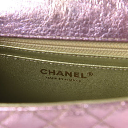 Chanel Metallic Goatskin Quilted Mini 2.55 Reissue Flap Multicolor 8 of 10