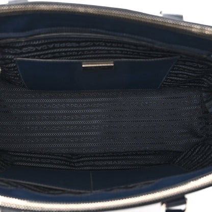 Prada Saffiano Medium Galleria Double Zip Tote Baltico 6 of 11