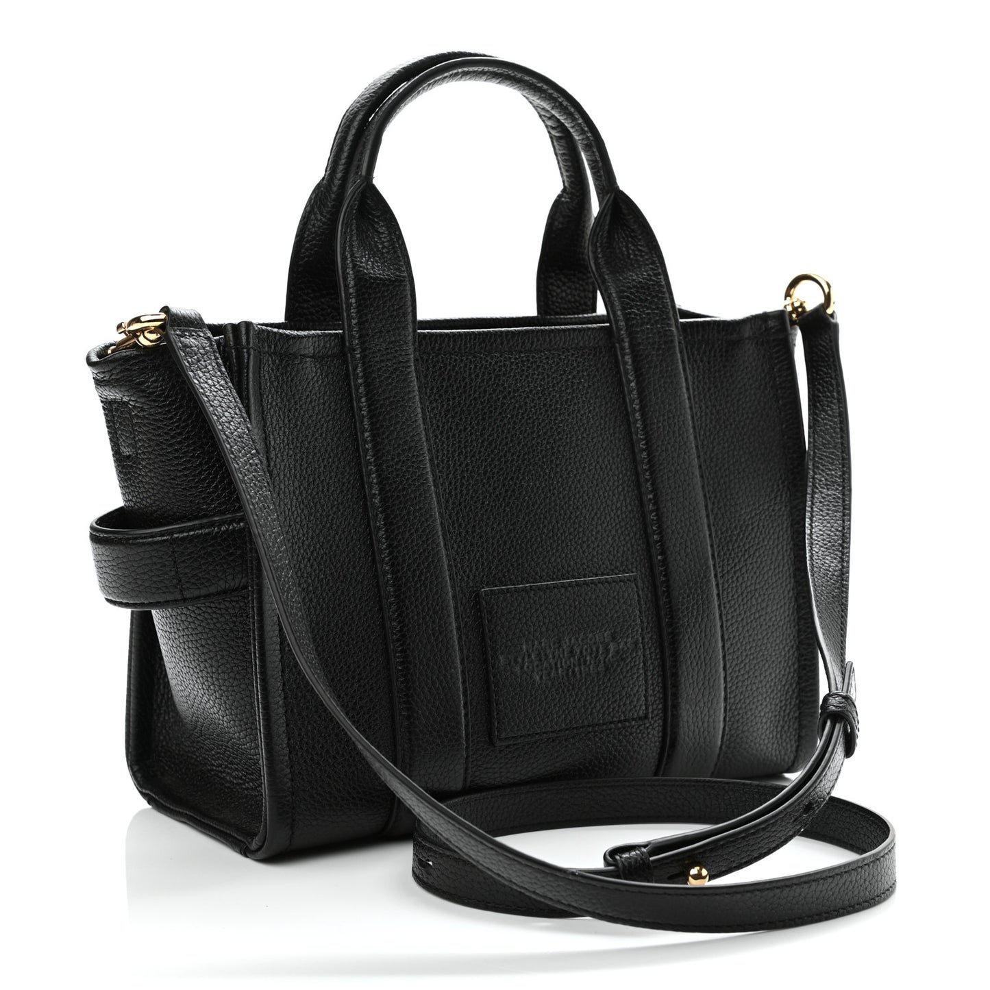 Grained Calfskin Small The Tote Bag Black