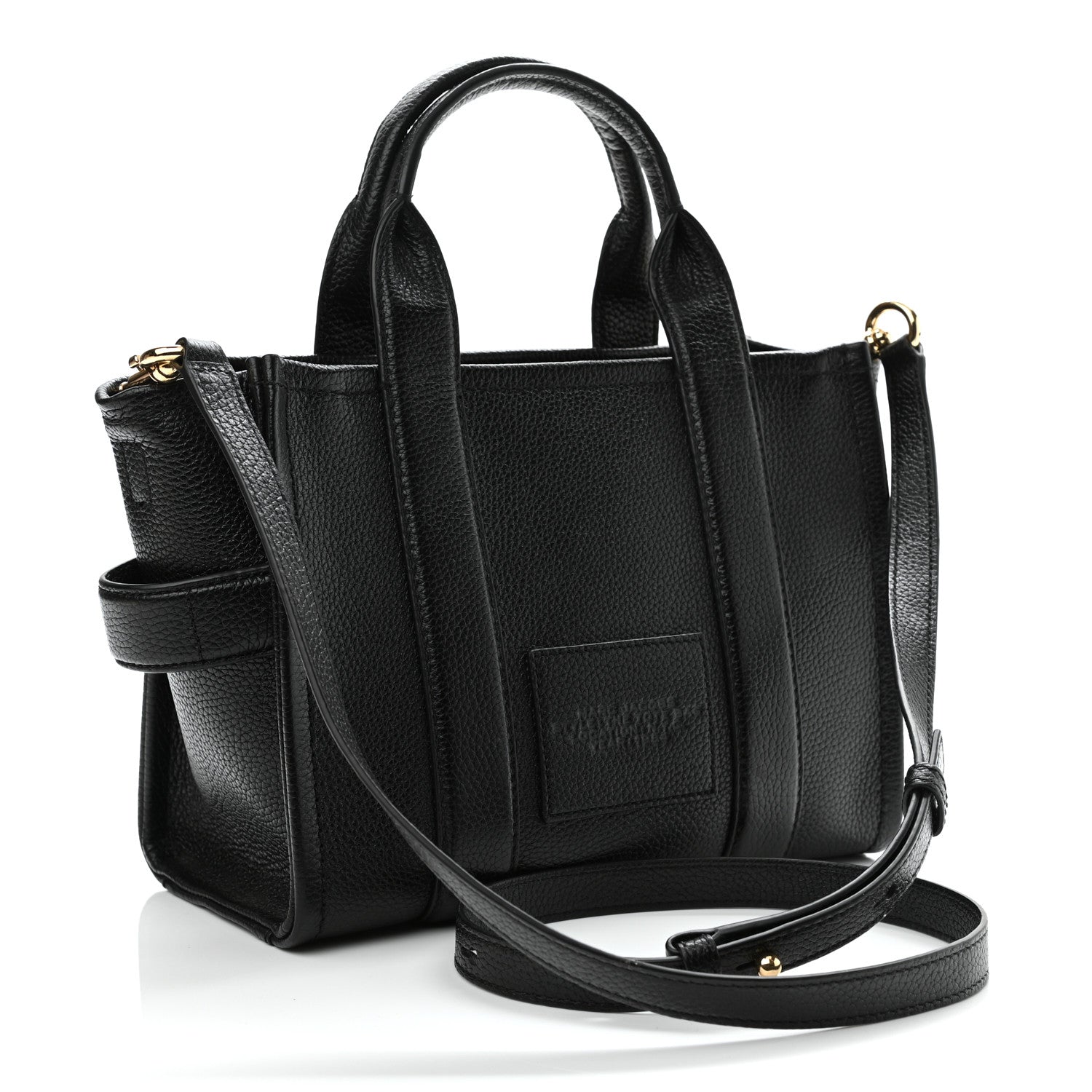 Marc Jacobs Grained Calfskin Small The Tote Bag Black 3 of 11