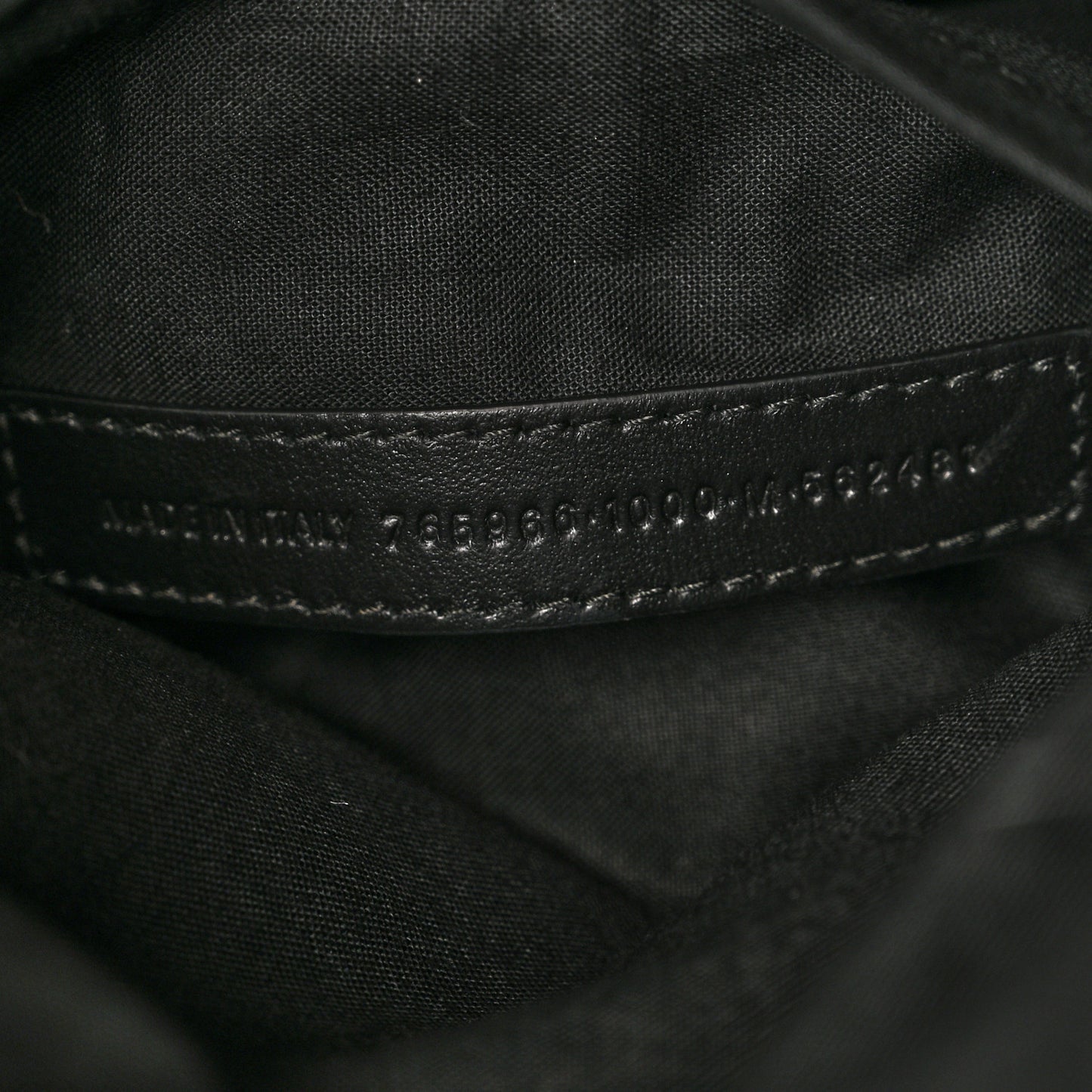 Arena Calfskin Small Monaco Chain Shoulder Bag Black