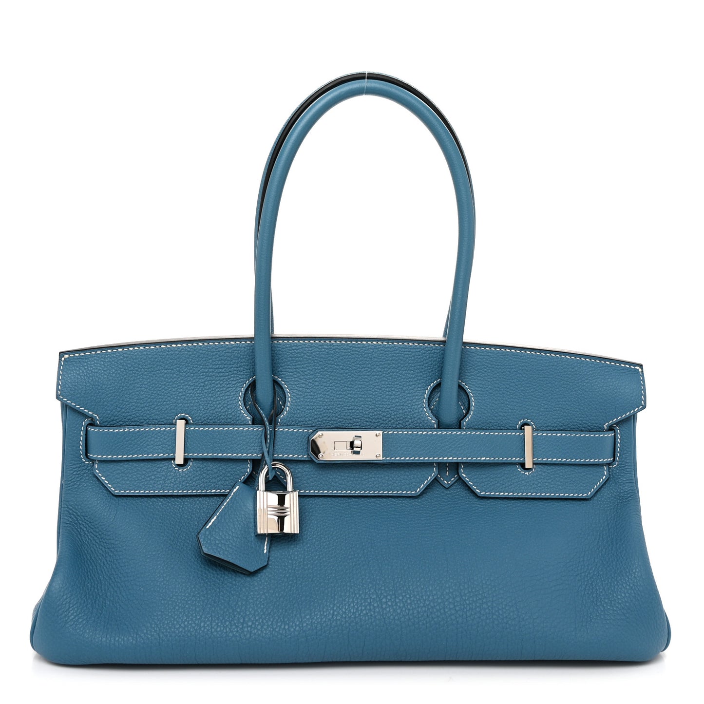 Togo JPG Shoulder Birkin II 42 Blue Jean