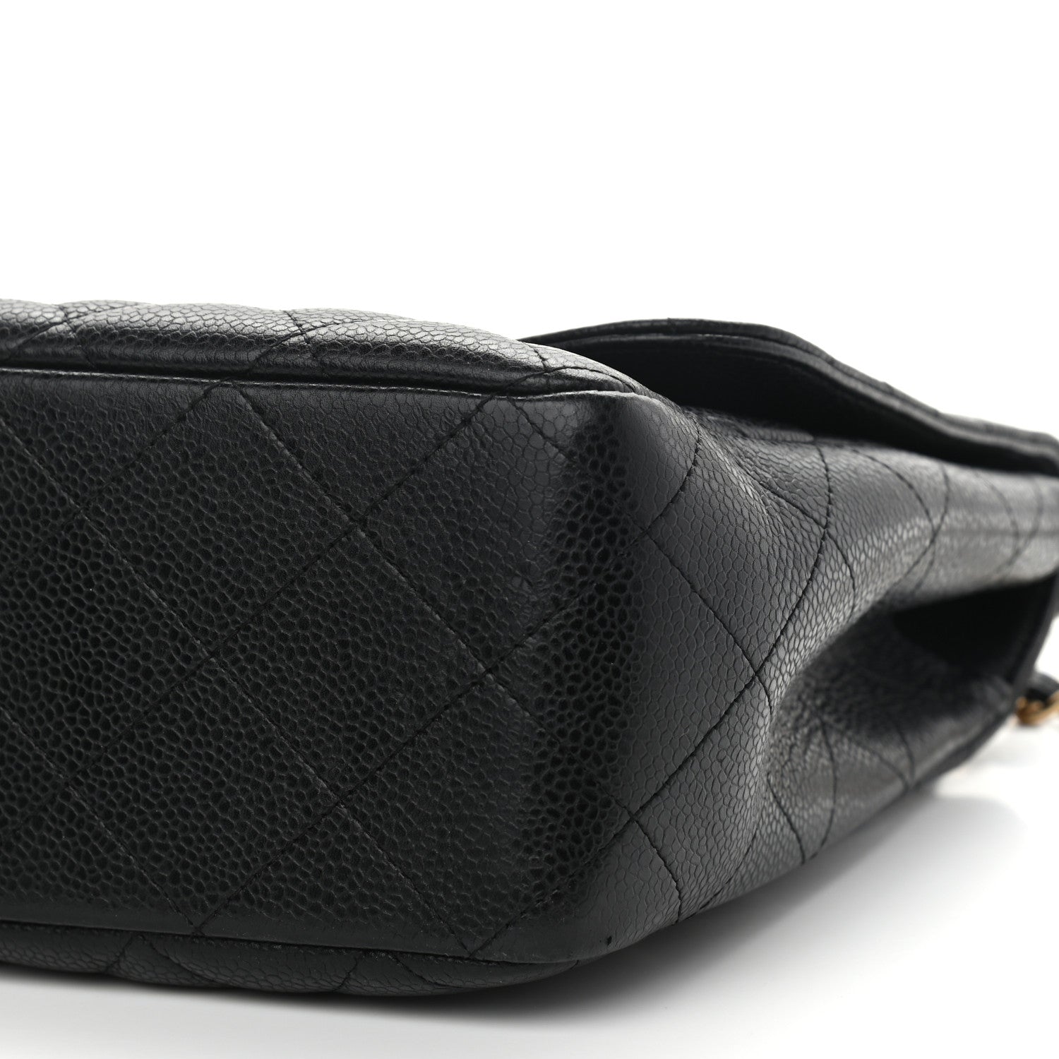 Chanel Caviar Quilted Jumbo Single Flap Black 10 of 11