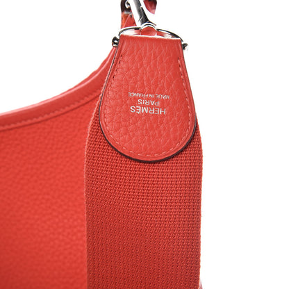 Hermes Togo Evelyne III GM Rouge Pivoine 8 of 8