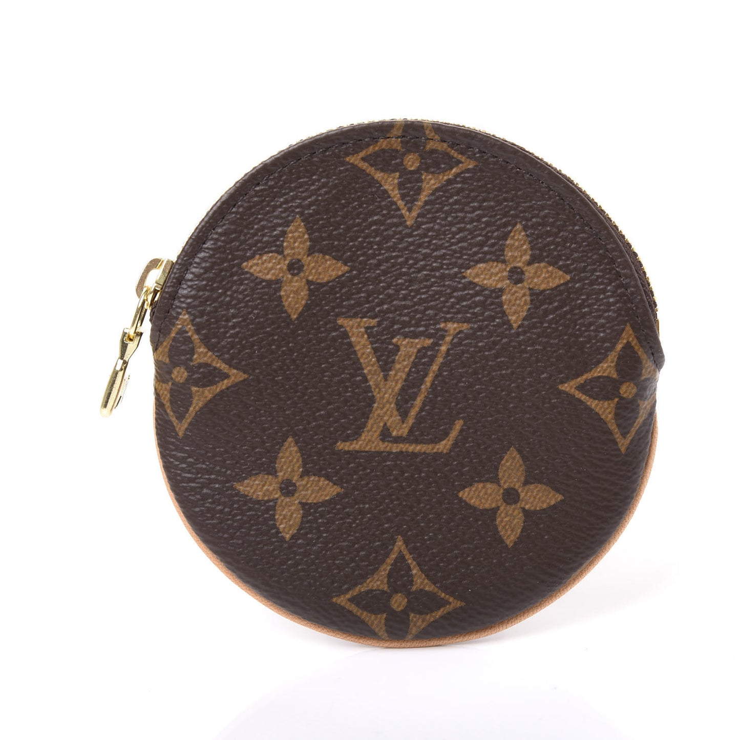 Monogram Round Coin Purse
