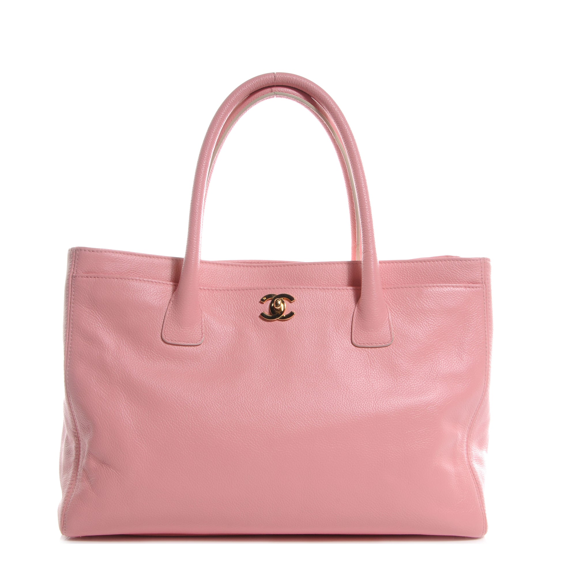 Chanel Calfskin Cerf Shopper Tote Pink 1 of 7