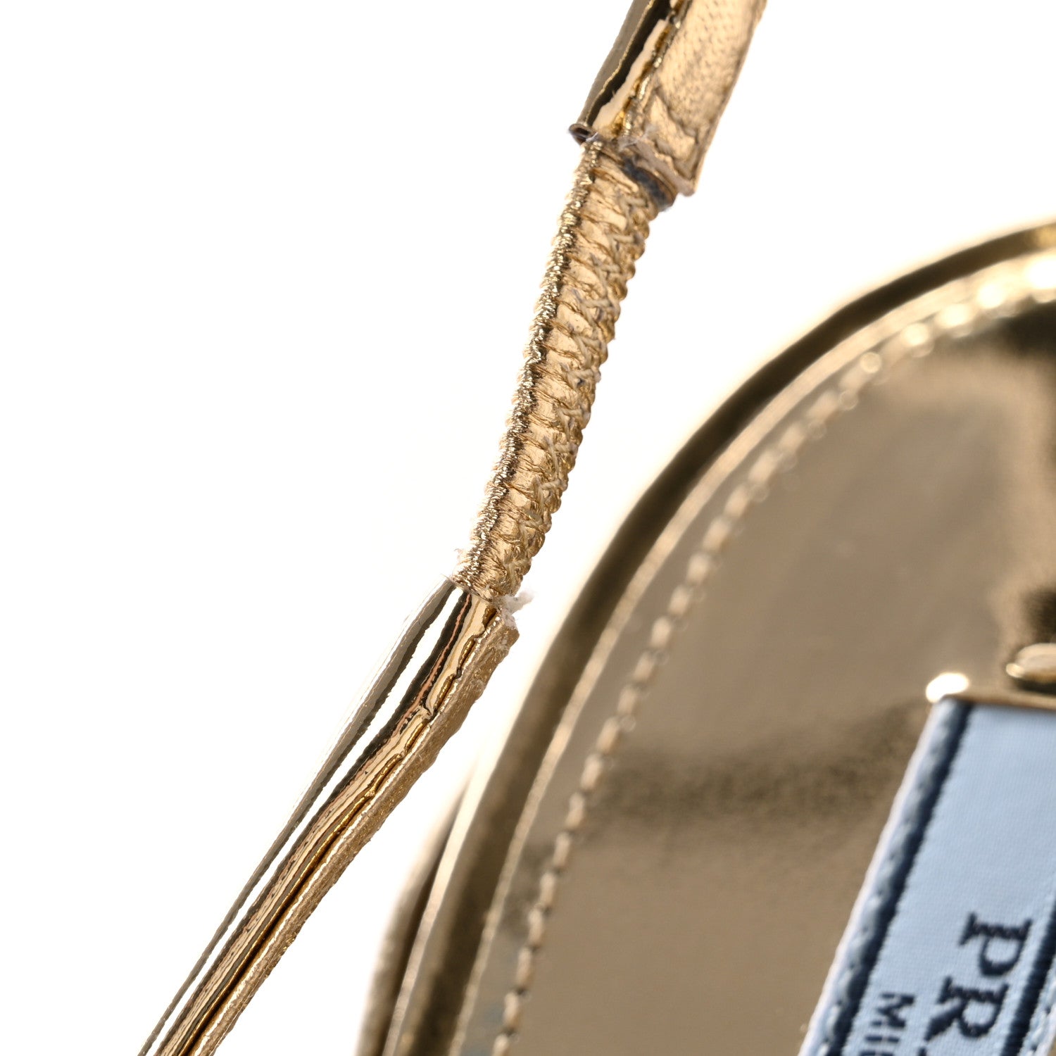 Prada Spazzolato Triangle Logo Pointed Toe 45mm Slingback Pumps 38 Platino 9 of 12