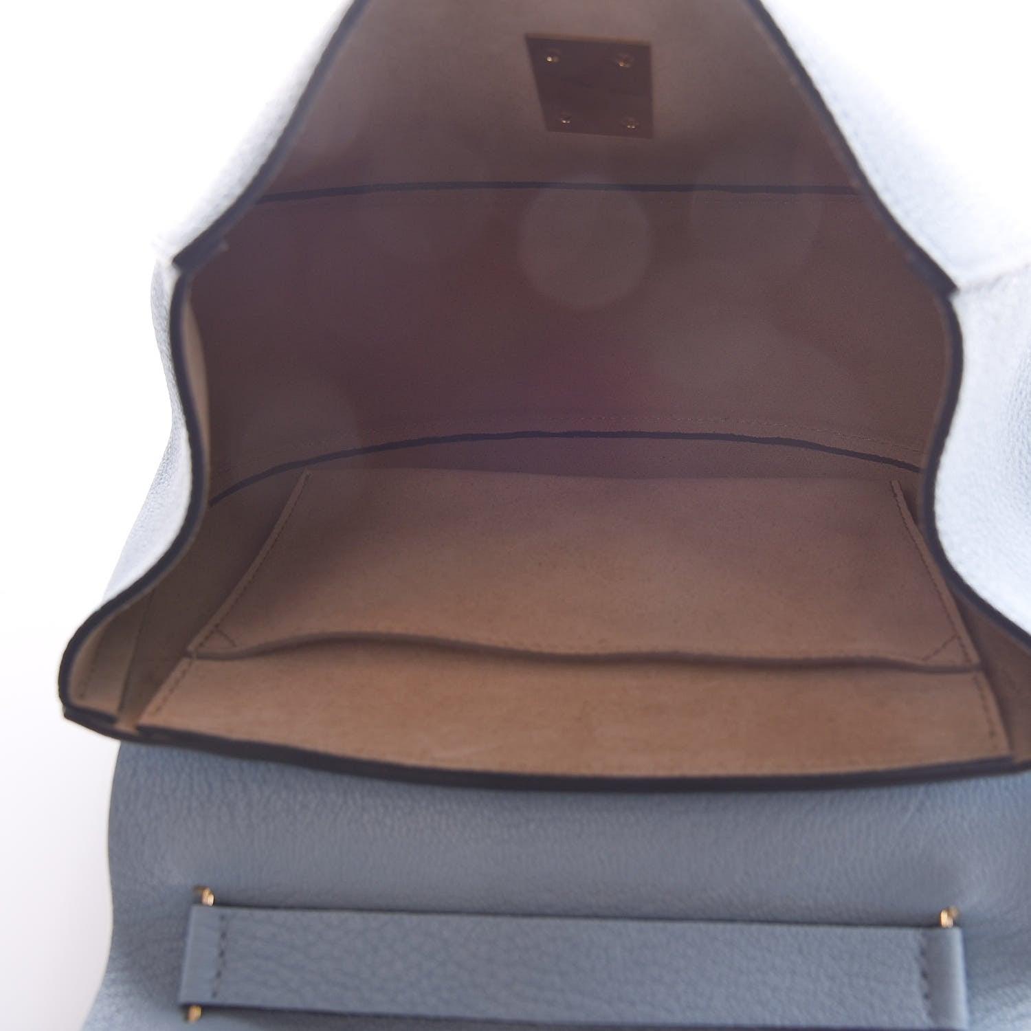 Chloe Grained Lambskin Drew Shoulder Bag Fresh Blue 5 of 9