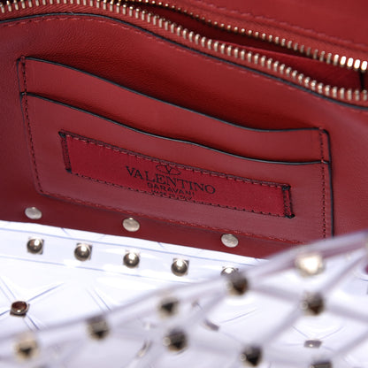 Valentino Garavani PVC Medium Rockstud Spike Shoulder Bag 6 of 8