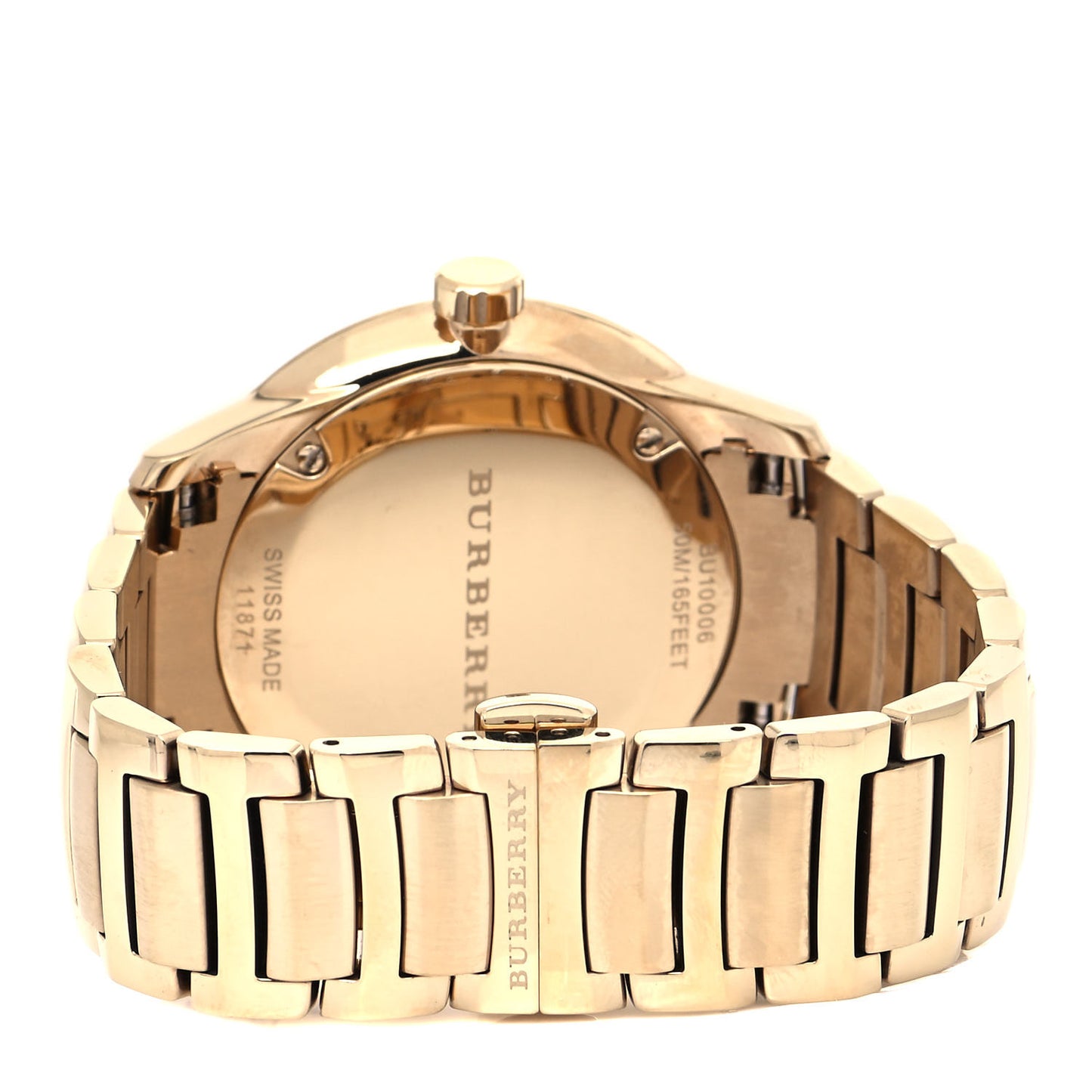 Stainless Steel 40mm Classic Round Quartz Watch Gold BU10006