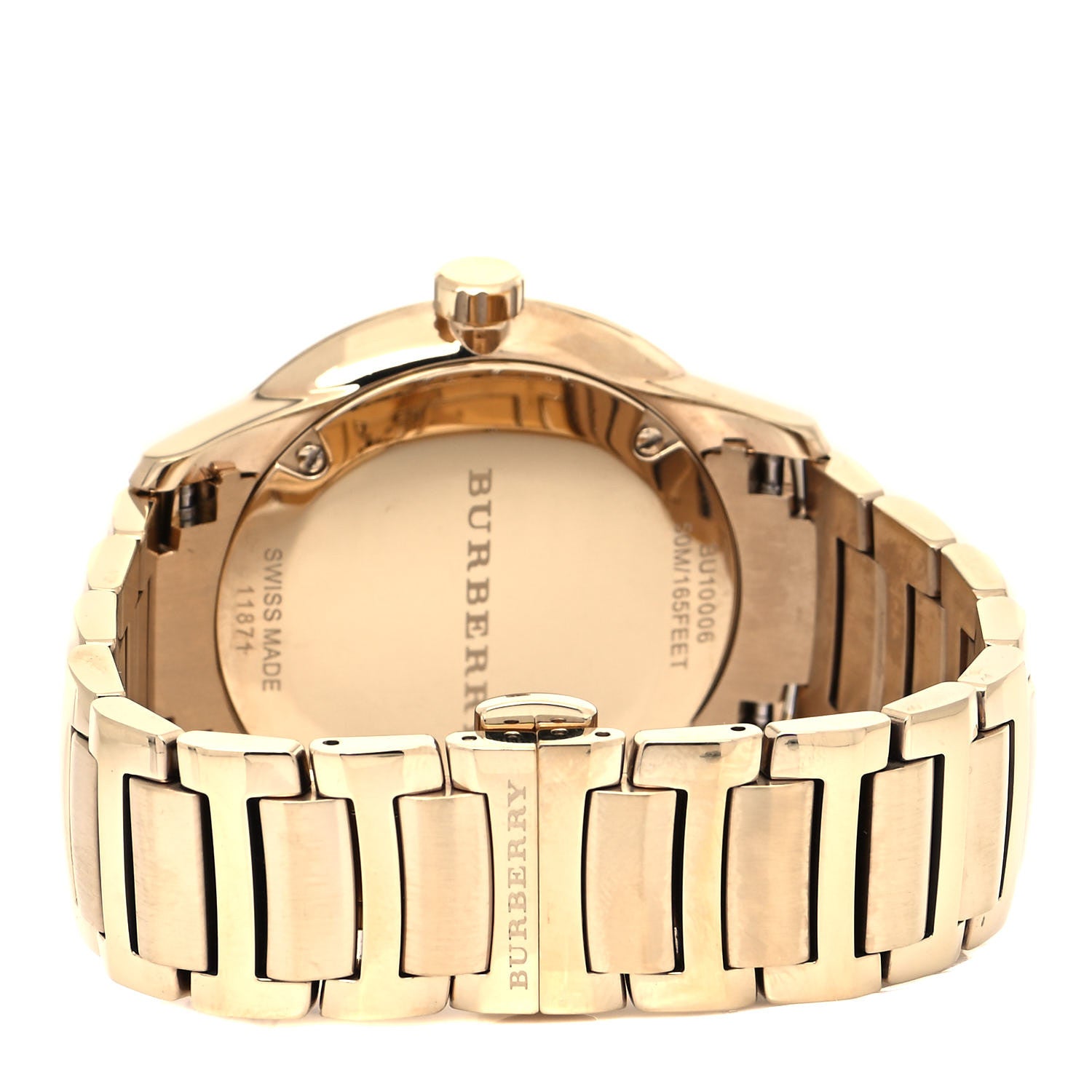Burberry Stainless Steel 40mm Classic Round Quartz Watch Gold BU10006 3 of 5
