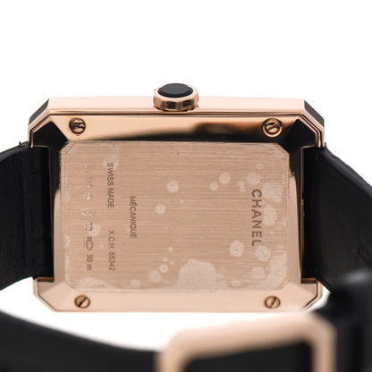 Chanel 18K Beige Gold Alligator 29mm Boy-Friend Manual Winding Watch 4 of 5