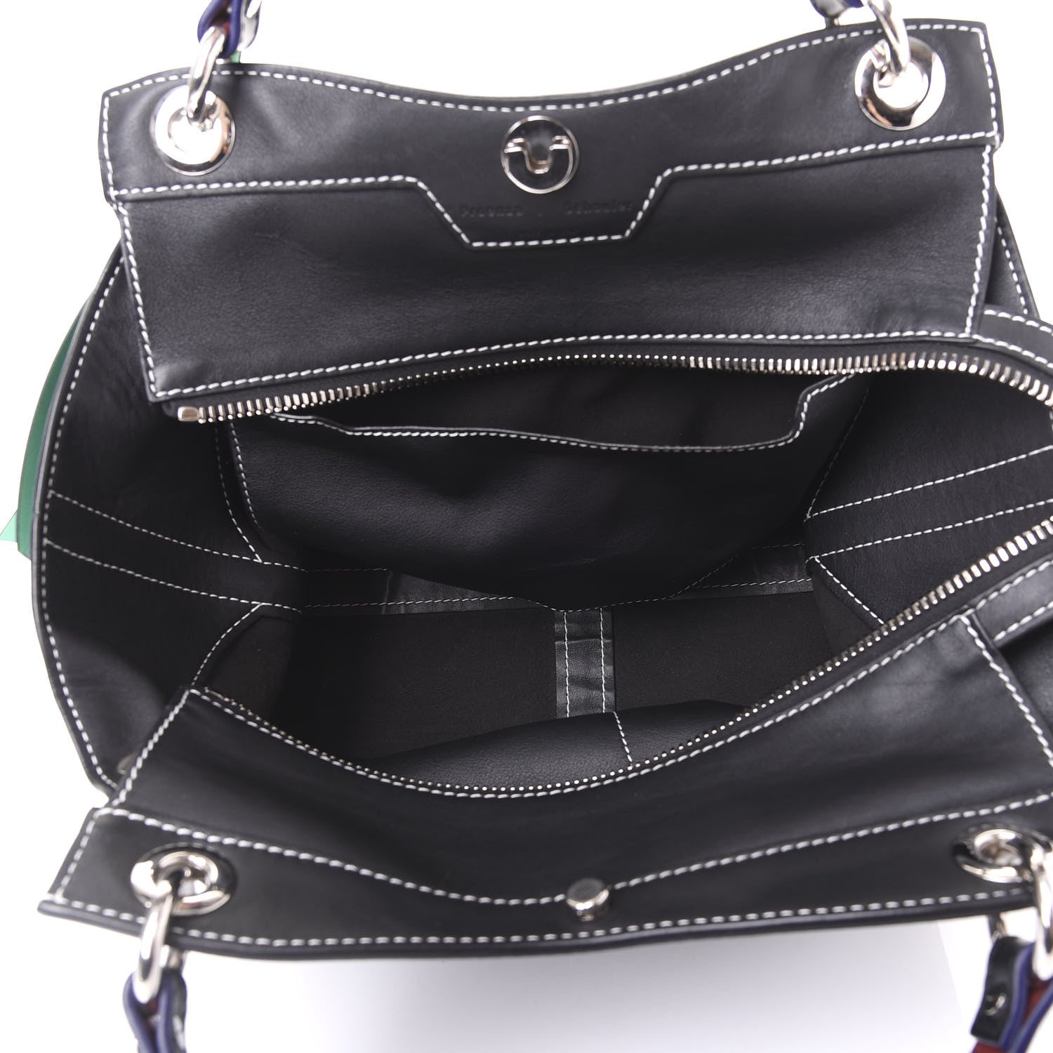 Proenza Schouler Calfskin Curl Satchel Black 4 of 12