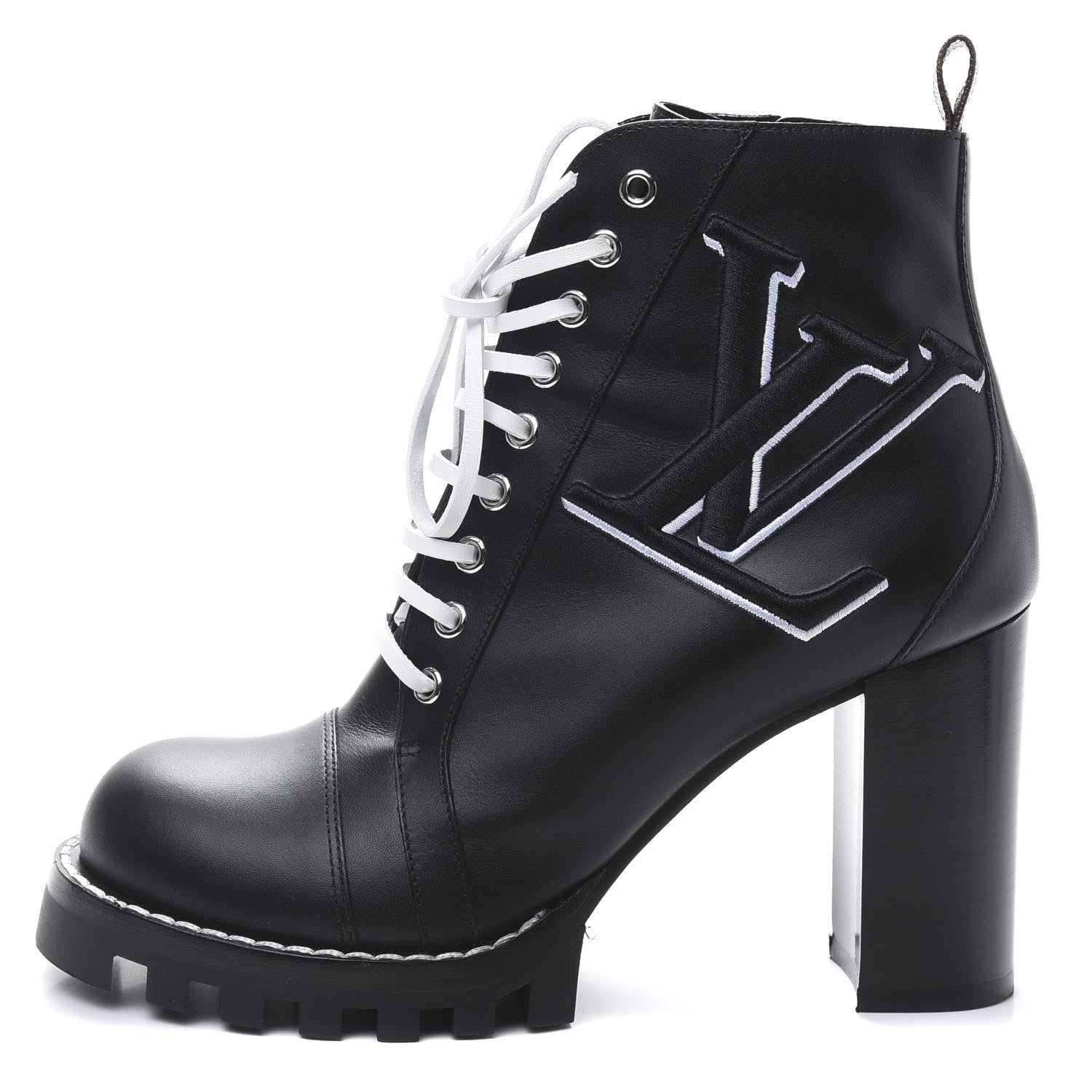 Louis Vuitton Calfskin Monogram LV Star Trail Ankle Boots 41 Black 1 of 8