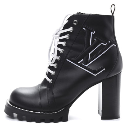 Louis Vuitton Calfskin Monogram LV Star Trail Ankle Boots 41 Black 1 of 8
