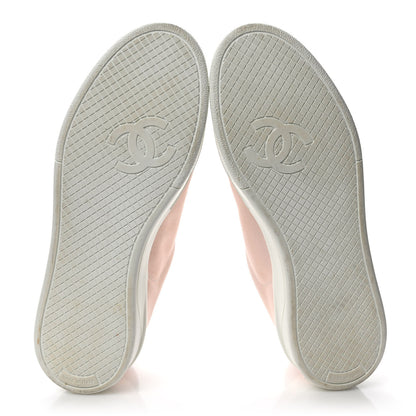 Chanel Canvas Womens Sneakers 35.5 Light Pink 6 of 9