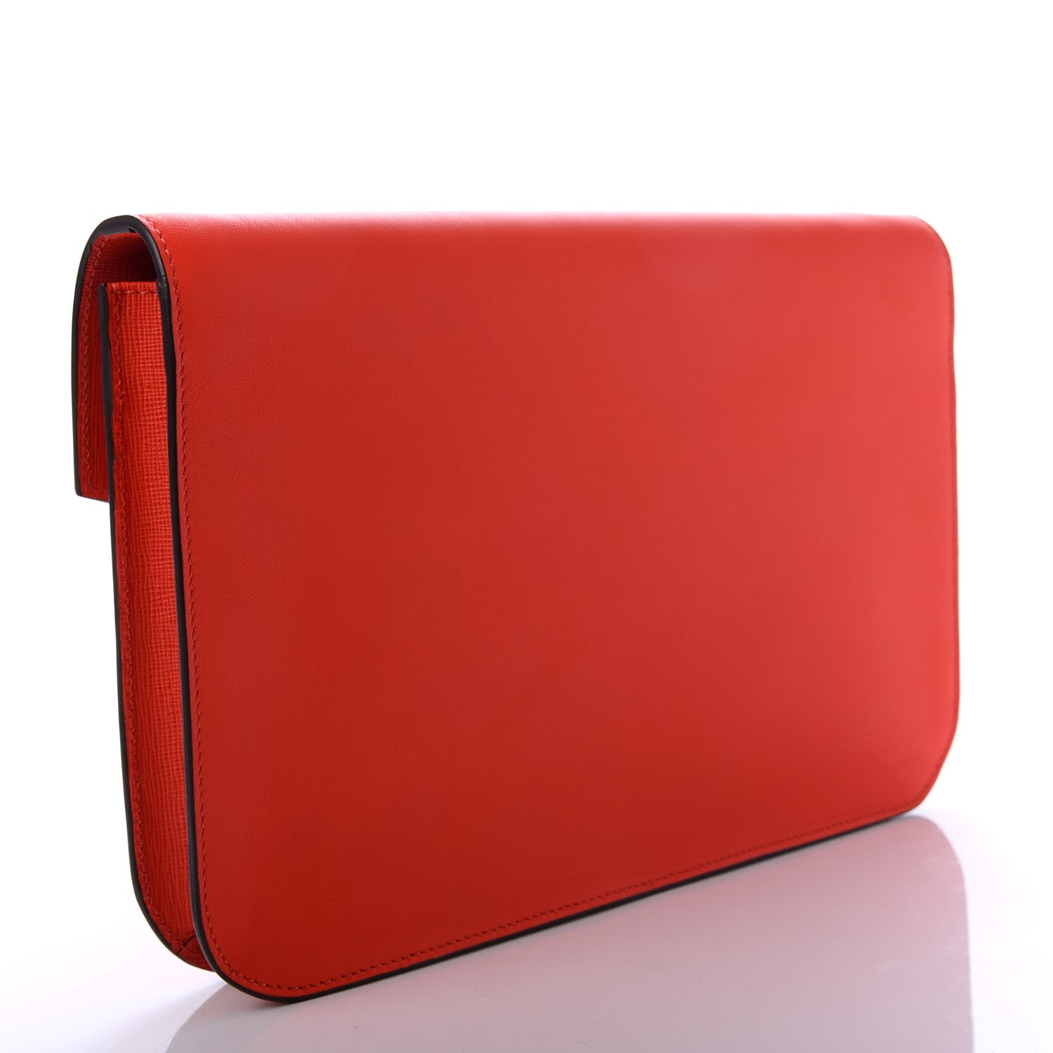 Fendi Vitello Elite 2Jours Clutch Papavero 4 of 10
