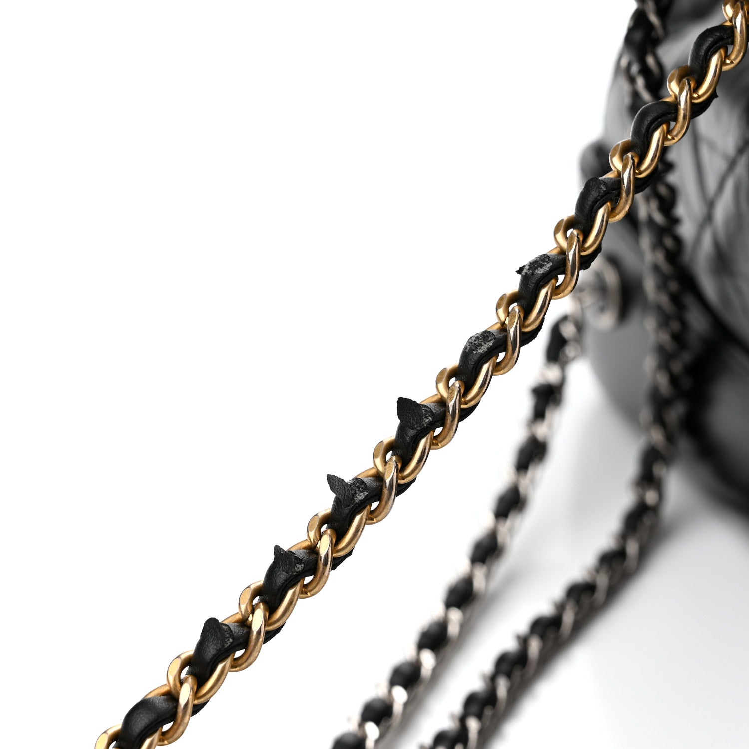 Chanel Aged Calfskin Quilted Small Gabrielle Backpack Black 10 of 10