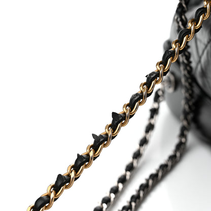Chanel Aged Calfskin Quilted Small Gabrielle Backpack Black 10 of 10