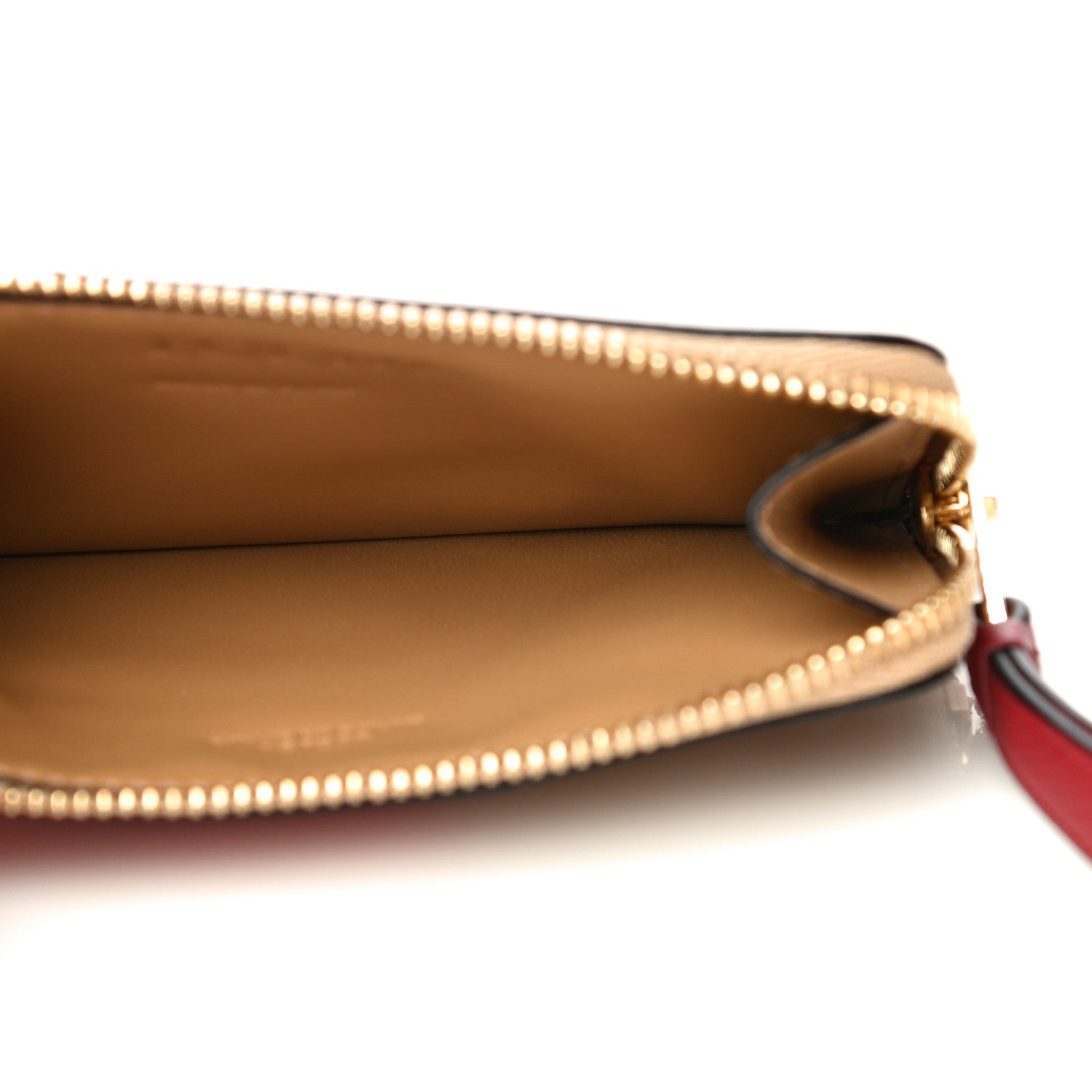 Loewe Calfskin Puzzle Colorblock Coin Card Holder Deep Red Dune 5 of 11
