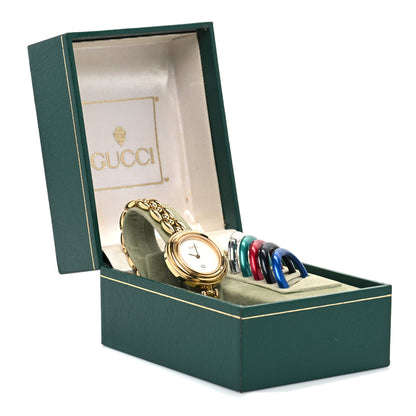Gucci Stainless Steel 26mm Rice Link Interchangeable Bezel Quartz Watch 5 of 5