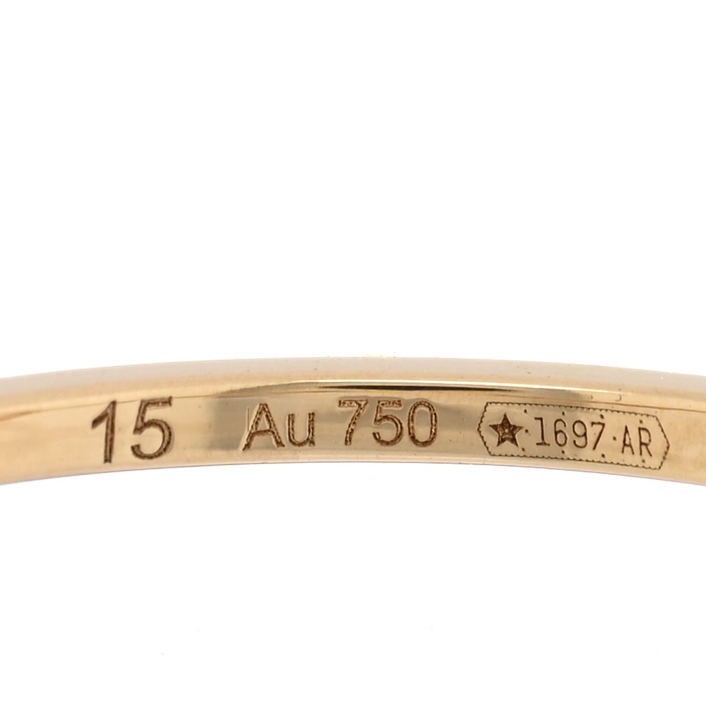 18K Yellow Gold Yellow Beryl Interlocking G Ring 54 7