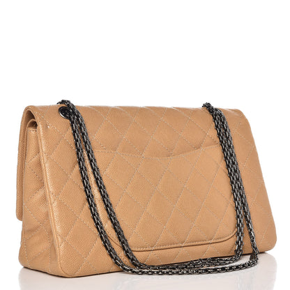 Chanel Caviar Quilted 2.55 Reissue 227 Flap Beige 3 of 10