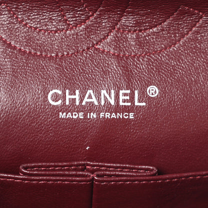 Chanel Crumpled Patent Quilted Medium Double Flap Black 6 of 11