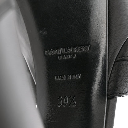 Saint Laurent Goatskin Candy 80 Platform Sandals 39.5 Black 8 of 9