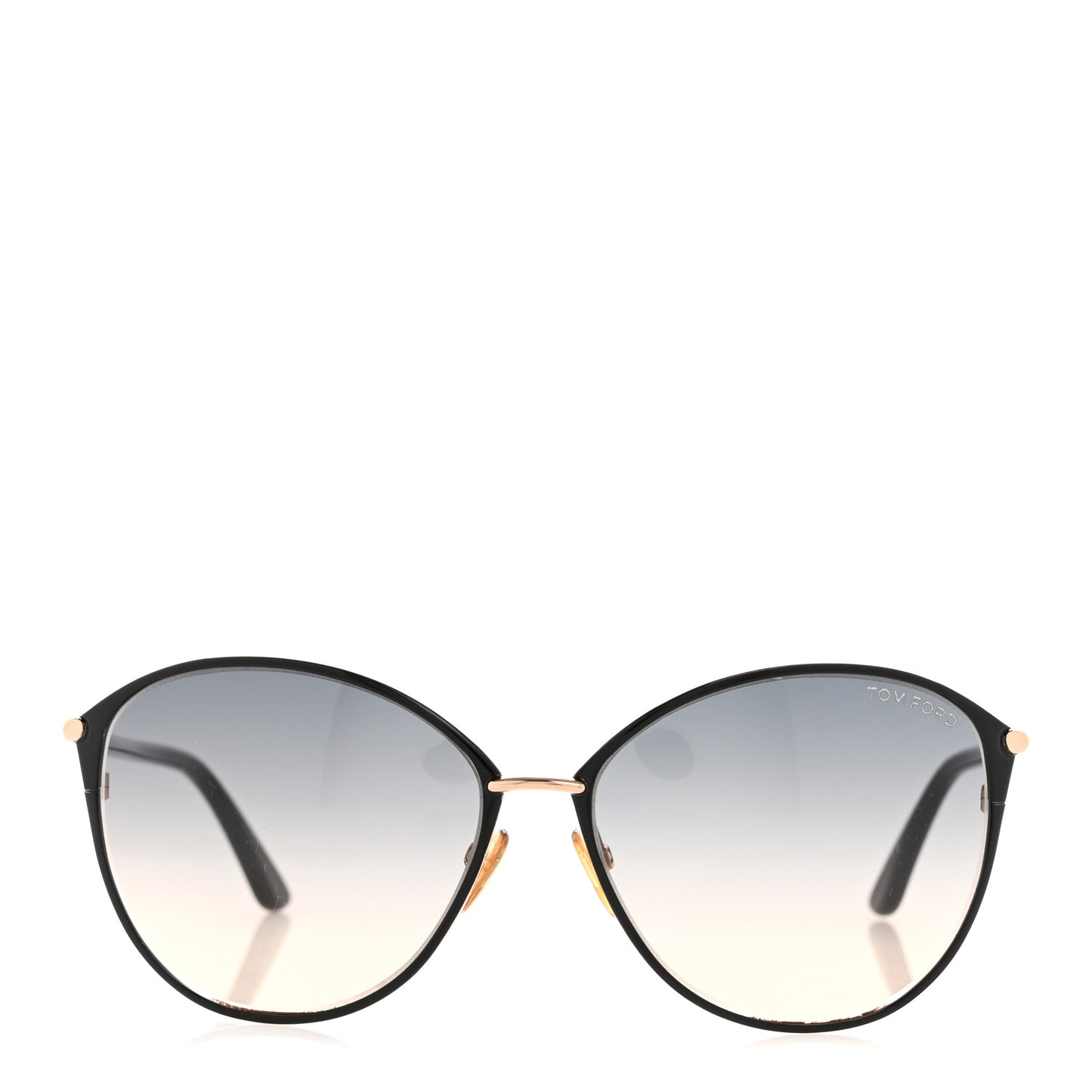 Metal Penelope Vintage Round Sunglasses TF320 Brown