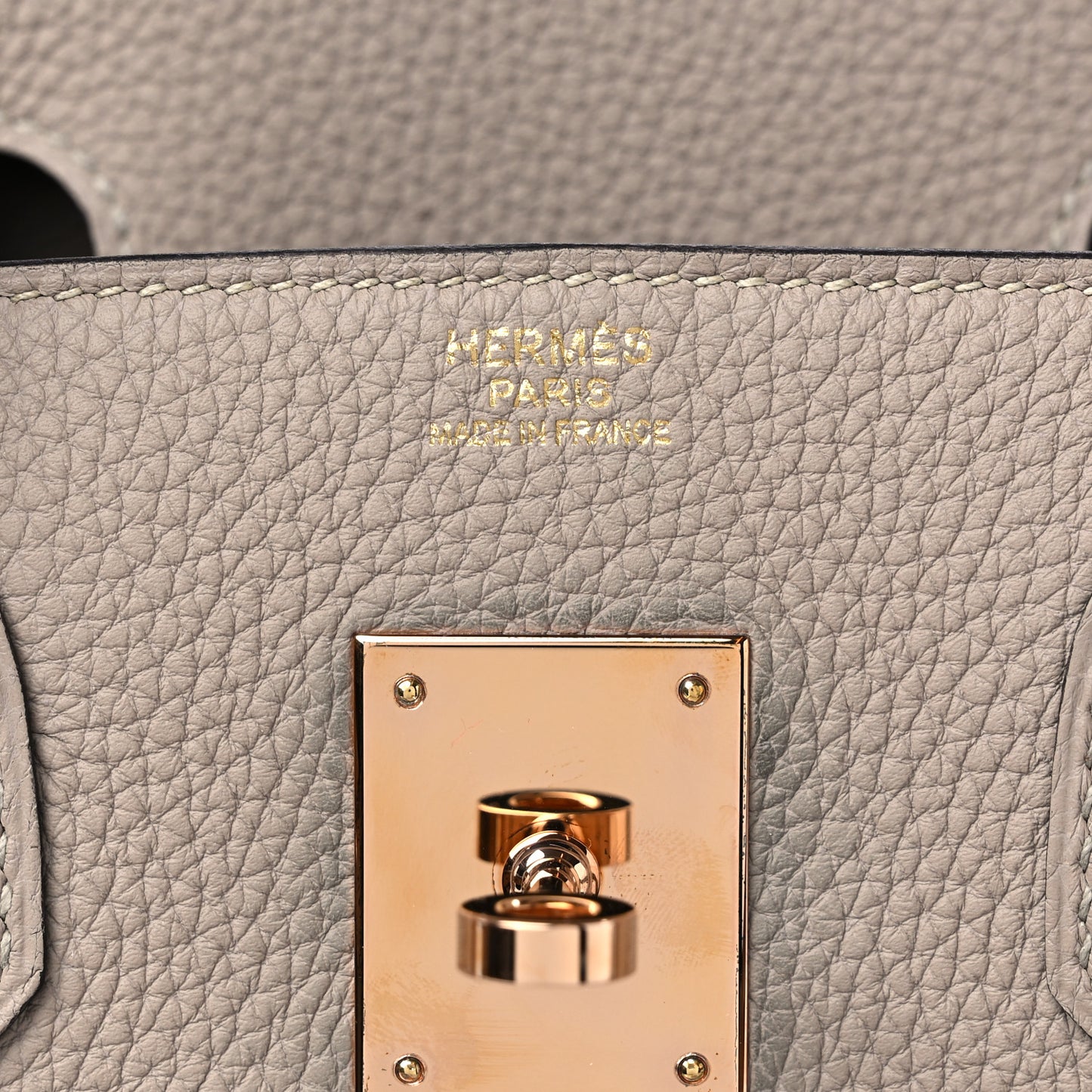 Togo Birkin 30 Gris Tourterelle
