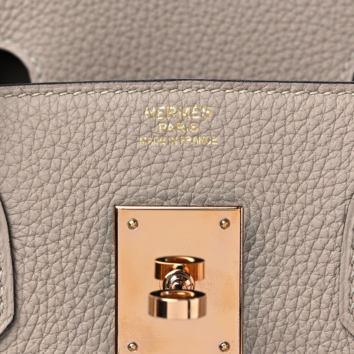 Hermes Togo Birkin 30 Gris Tourterelle 6 of 9
