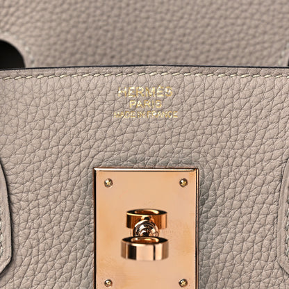 Hermes Togo Birkin 30 Gris Tourterelle 6 of 9