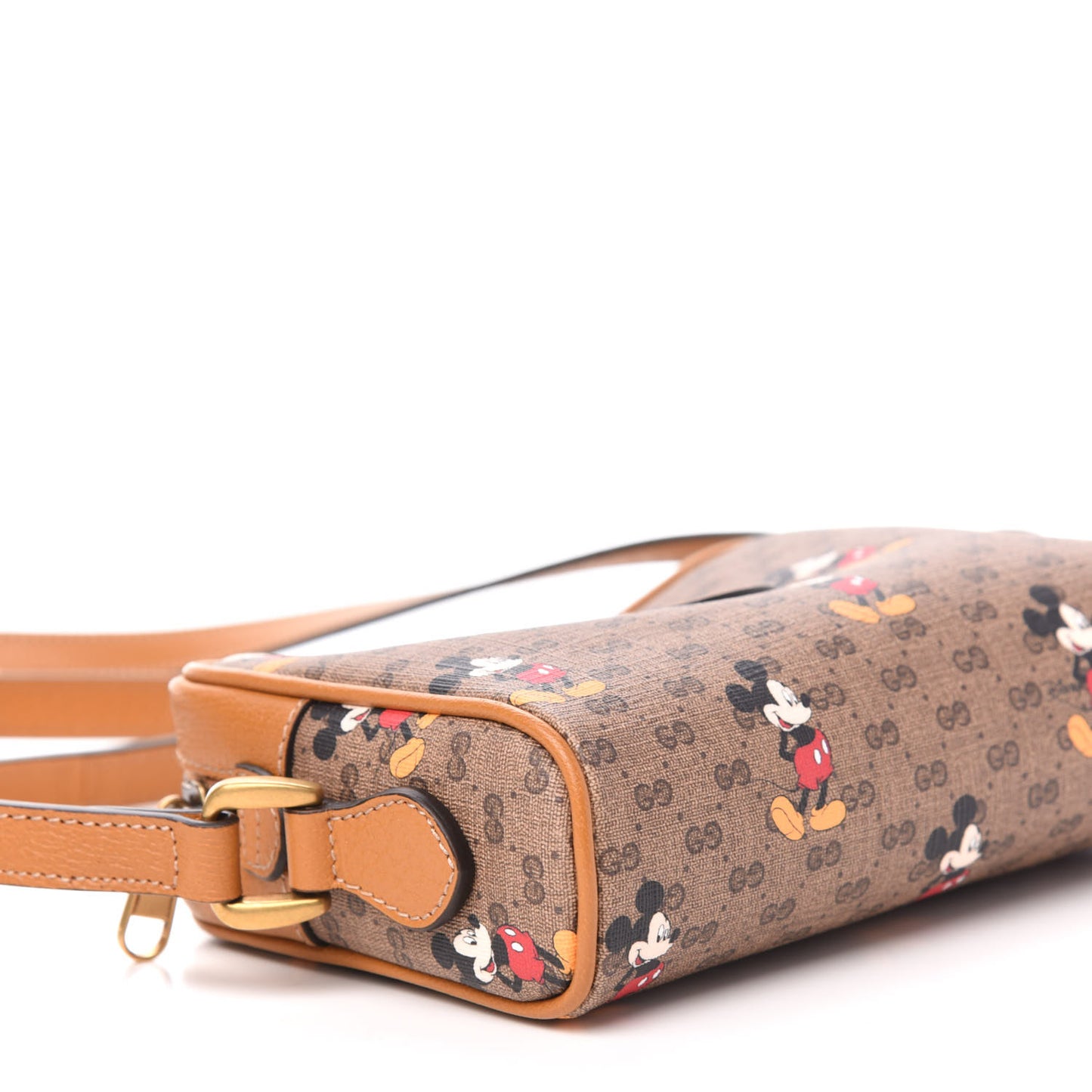 X DISNEY Mini Vintage GG Supreme Monogram Mickey Mouse Shoulder Bag Beige Vintage Sun Oil