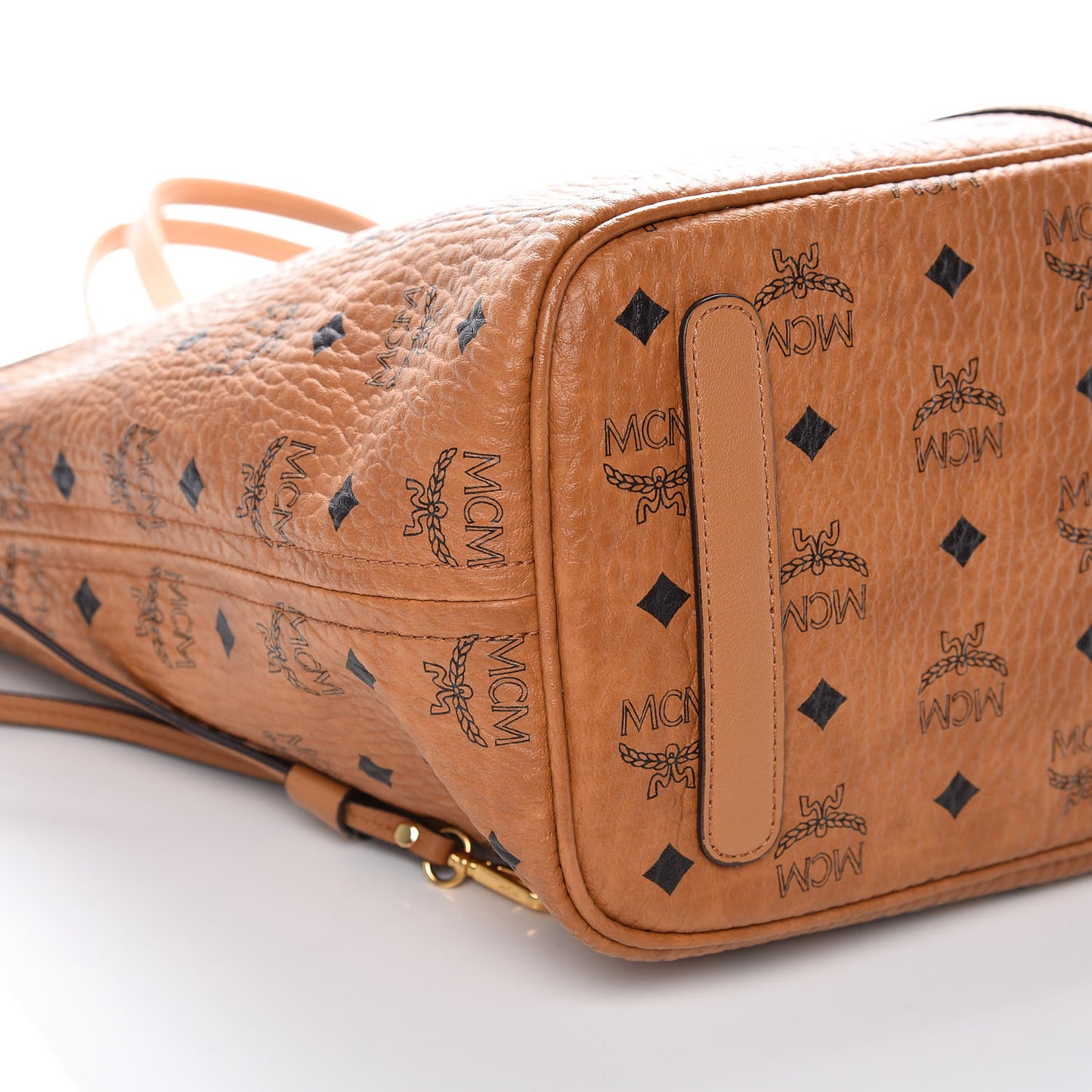 Visetos Medium Liz Reversible Shopper Tote Cognac