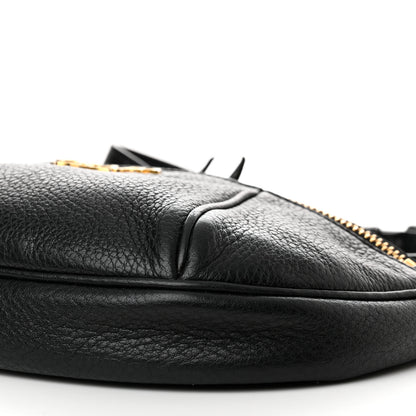 Prada Vitello Daino Medium Belt Bag Black 10 of 12
