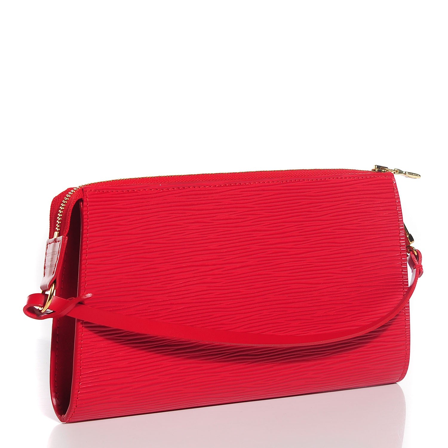 Louis Vuitton Epi Pochette Accessories 24 Castillan Red 3 of 7