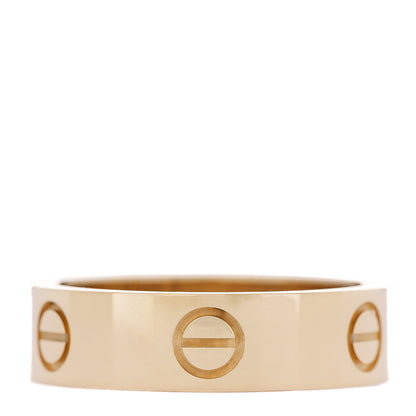 Cartier 18K Yellow Gold 5.5mm LOVE Ring 56 7.75 3 of 5