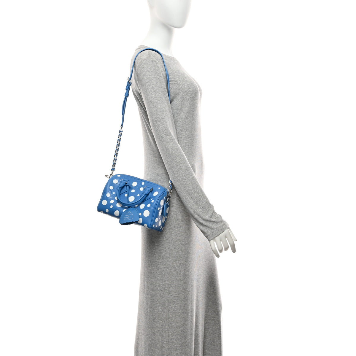Louis Vuitton LV X YK Empreinte Speedy Bandouliere 20 Blue White 2 of 9