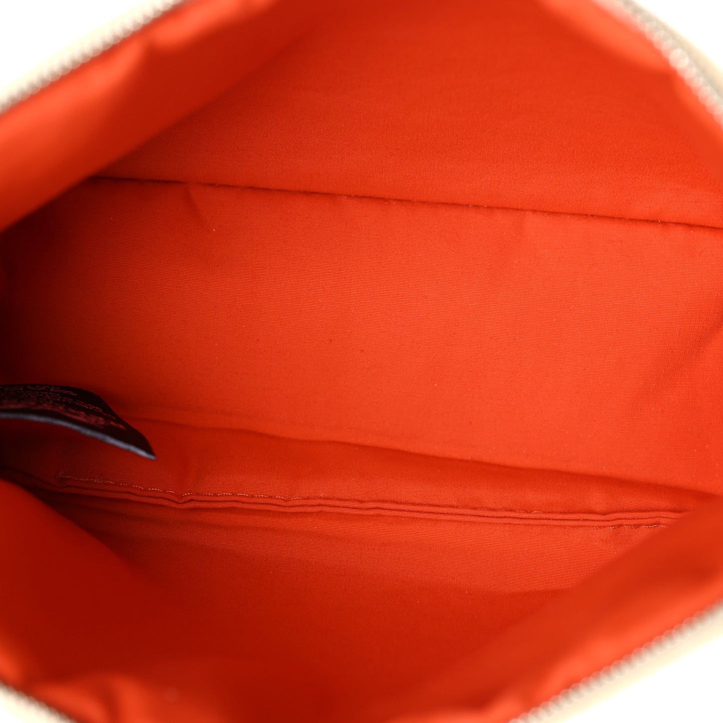 Cotton Canvas Mini Bolide Travel Cosmetic Pouch Naturel