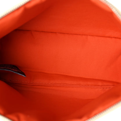 Hermes Cotton Canvas Mini Bolide Travel Cosmetic Pouch Naturel 5 of 8