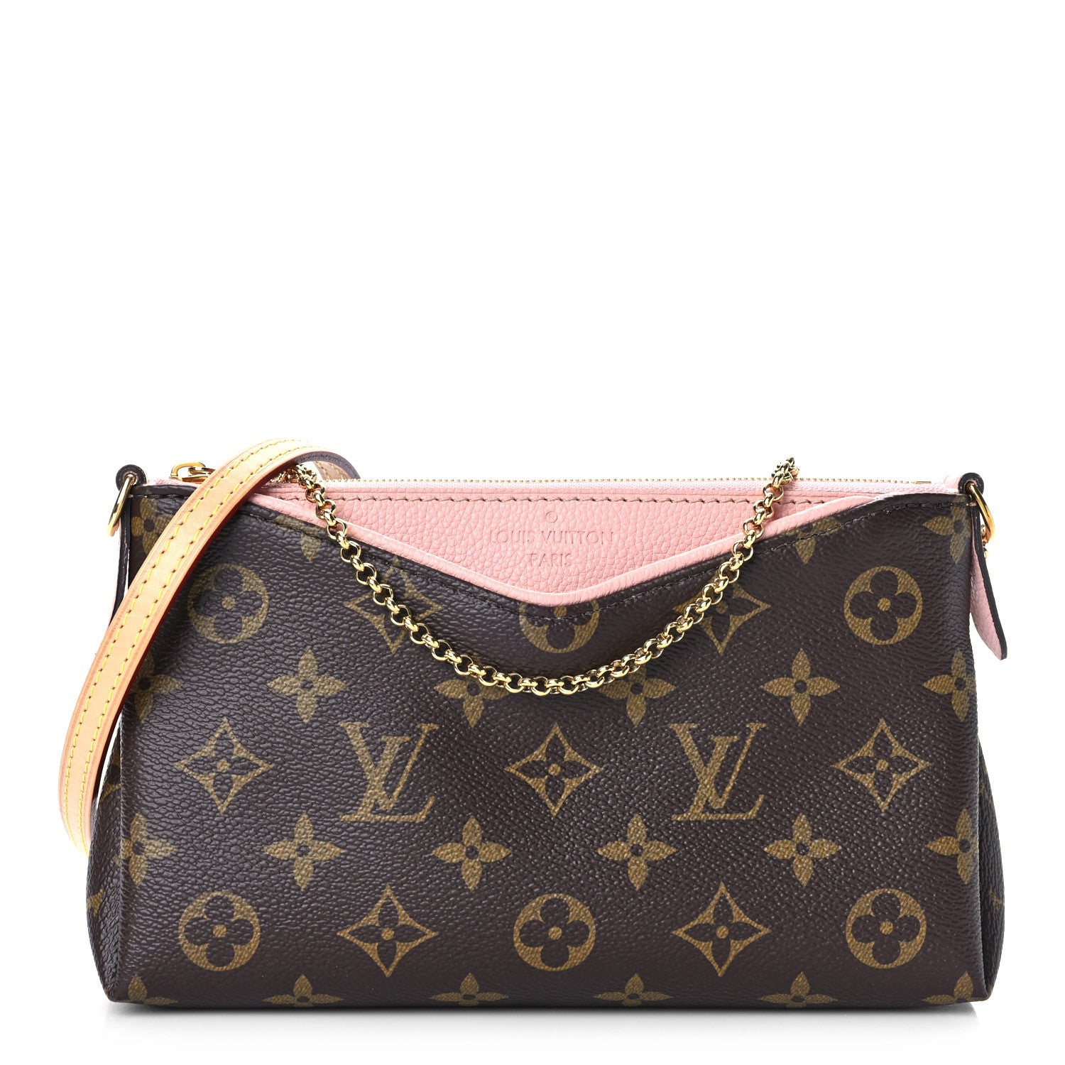 Louis Vuitton Monogram Pallas Clutch Rose Poudre 1 of 8