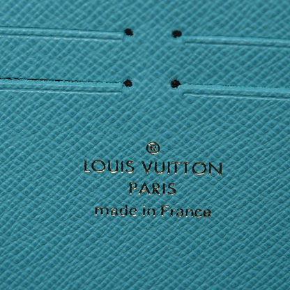 Louis Vuitton LOUIS VUITTON Monogram Clemence Wallet Turquoise 5 of 5