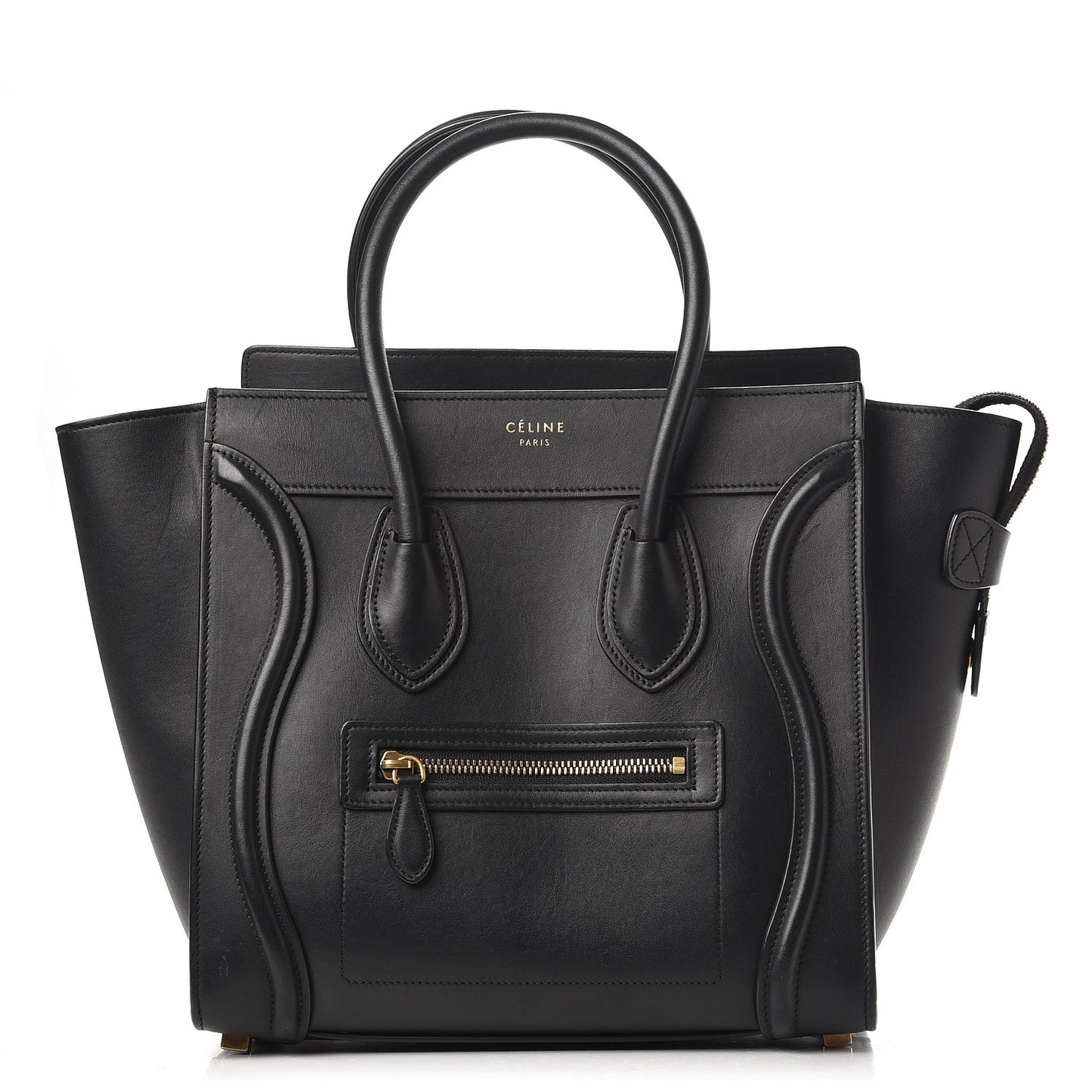 Smooth Calfskin Micro Luggage Black